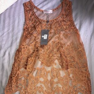 Sheer Sleeveless top
